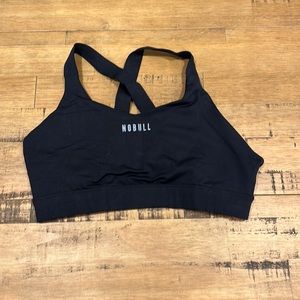 NoBull black sports bra (L)